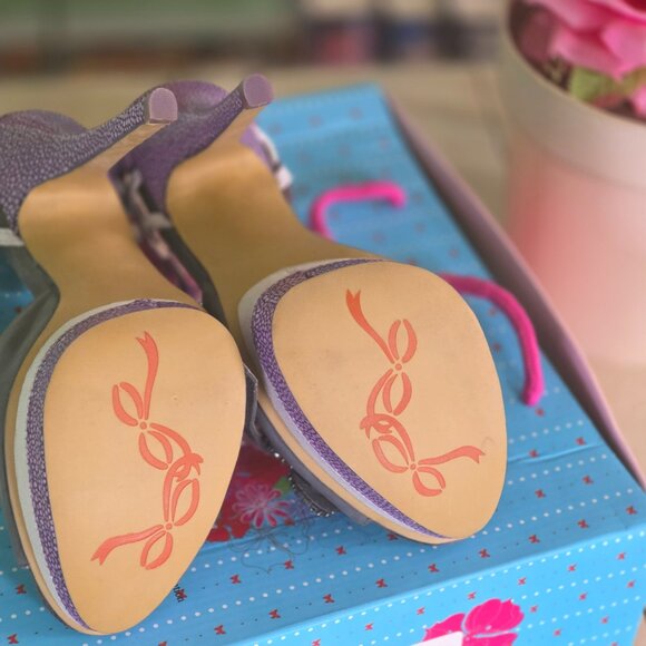 NIB Poetic Licence “Good To Be Bad” Sandals – Gray and Purple, US 7M - Picture 7 of 10